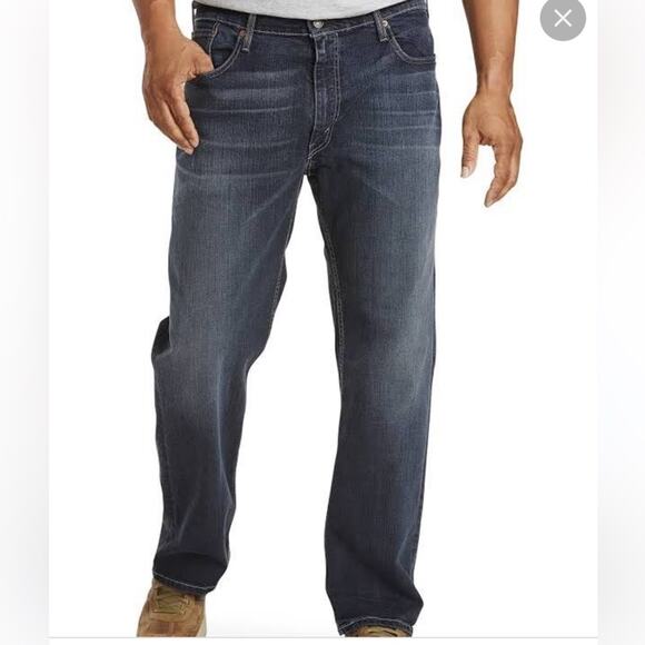 Levi’s 559 Jeans Big Tall Men Size 42x32 Relaxed Straight